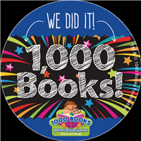 1000 Books Complete! Badge